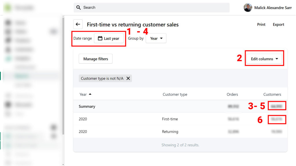 Calculate the Customer Retention Rate (CRR) on Shopify Step by Step