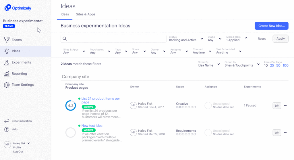 1 Recommendation Engines 7 companies to try Optimizely